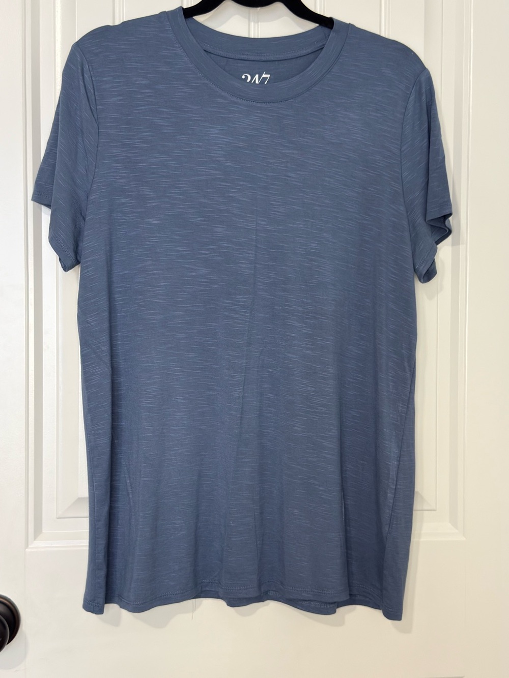 Women’s Heathered Blue Crew Neck T‑Shirt